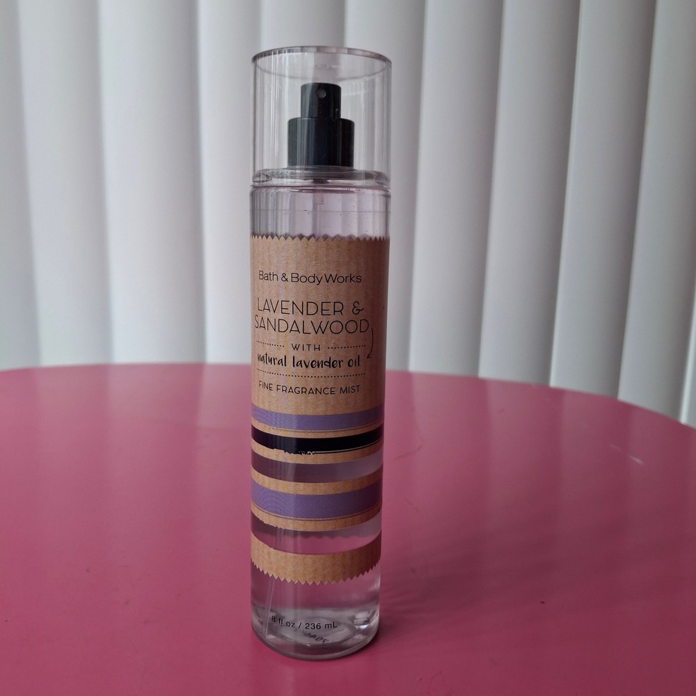 Bath & Body Works LAVENDER & SANDALWOOD Fine Fragrance Mist 8 oz Retired Spray